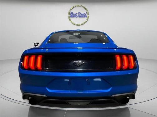 Blue 2019 Ford Mustang EcoBoost Premium