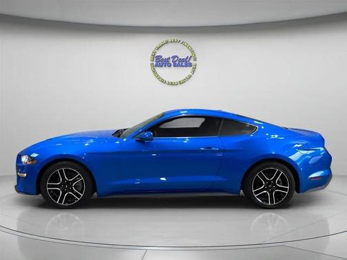 Blue 2019 Ford Mustang EcoBoost Premium
