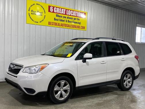 Satin White Pearl 2015 Subaru Forester 2.5i Premium
