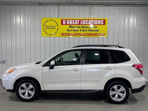 Satin White Pearl 2015 Subaru Forester 2.5i Premium