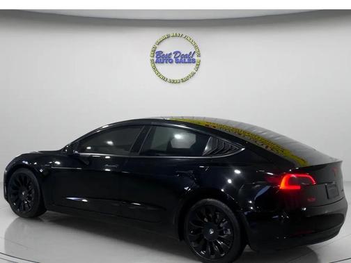 Solid Black 2022 Tesla Model 3 Long Range