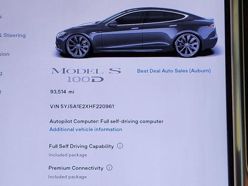 2017 Tesla Model S 100D