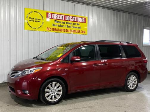 Salsa Red Pearl 2017 Toyota Sienna Limited