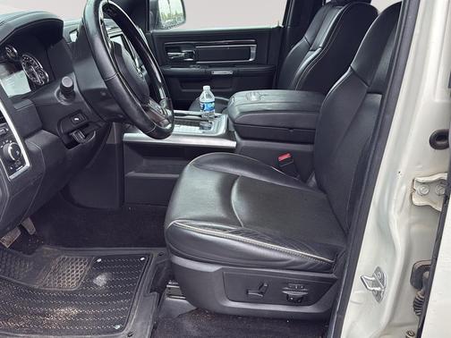Pearl White 2017 RAM 1500 Limited Crew Cab 4x4 5'7' Box