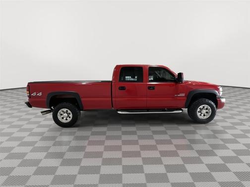 Fire Red 2005 GMC Sierra 3500 SLT Crew Cab
