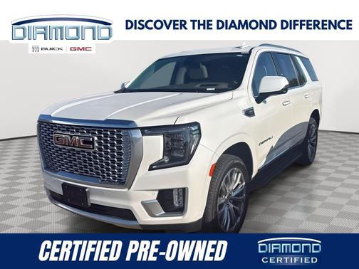 White Frost Tricoat 2021 GMC Yukon Denali