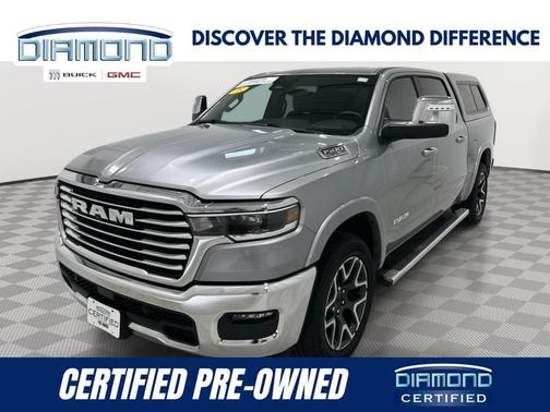 Billet Silver Metallic Clearcoat 2025 RAM 1500 Laramie