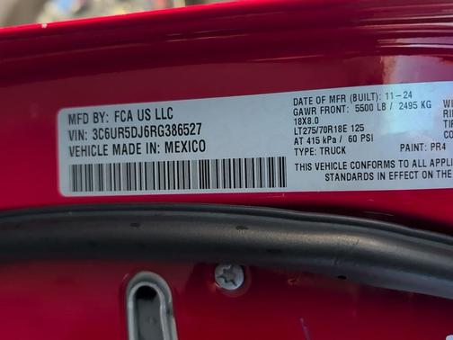 2024 RAM 2500 Big Horn Crew Cab 4x4 6'4' Box