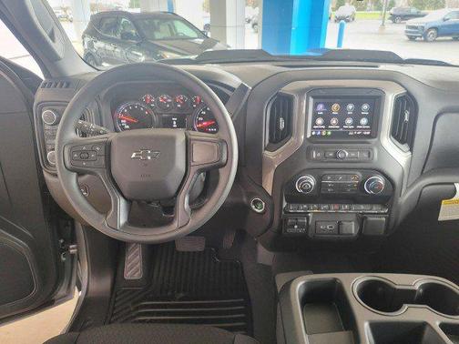 Sterling Gray Metallic 2026 Chevrolet Silverado 1500 Custom Trail Boss