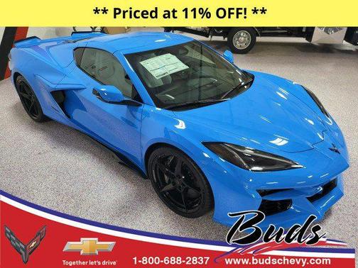 Rapid Blue 2025 Chevrolet Corvette E-Ray RWD Coupe 2LZ