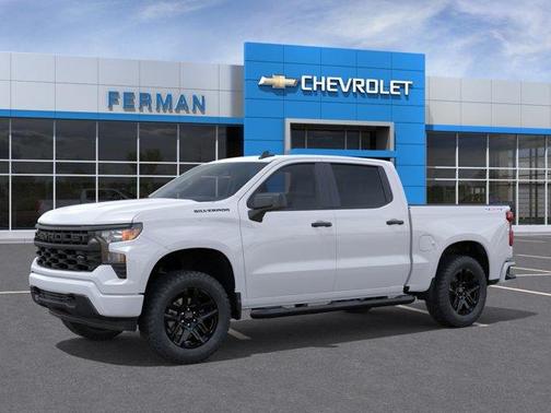 White 2026 Chevrolet Silverado 1500 Custom