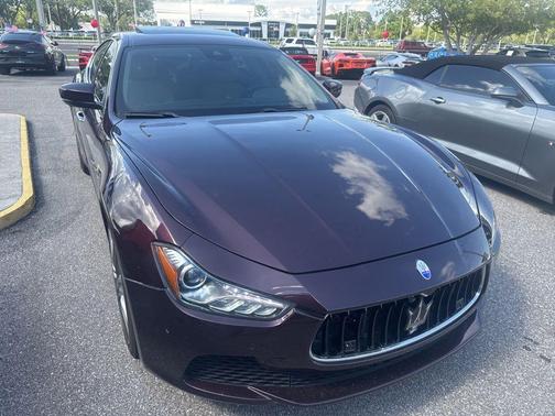 Burgundy 2017 Maserati Ghibli Base