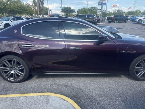 Burgundy 2017 Maserati Ghibli Base