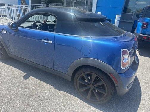 Blue 2015 MINI Coupe Cooper S