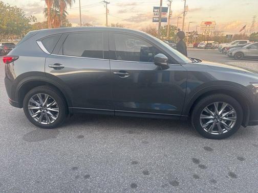 Machine Gray Metallic 2021 Mazda CX-5 Grand Touring