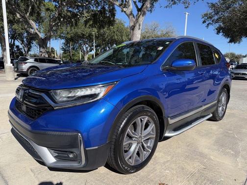 Blue 2020 Honda CR-V Touring
