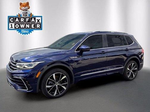 Atlantic Blue 2024 Volkswagen Tiguan 2.0T SEL R-Line