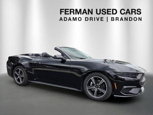 Black 2025 Ford Mustang EcoBoost Premium