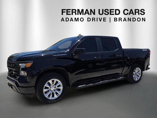 Black 2024 Chevrolet Silverado 1500 Custom