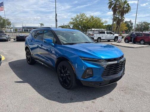 Bright Blue Metallic 2021 Chevrolet Blazer RS