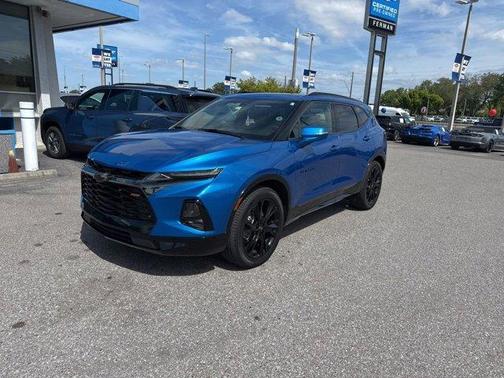 Bright Blue Metallic 2021 Chevrolet Blazer RS