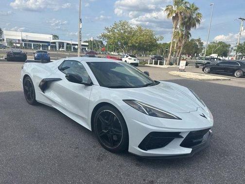 Arctic White 2023 Chevrolet Corvette Stingray w/3LT
