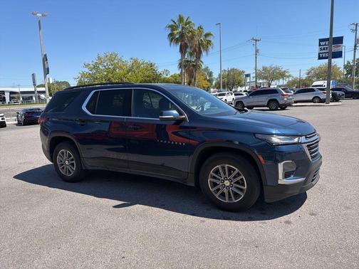 Northsky Blue Metallic 2023 Chevrolet Traverse LT Cloth