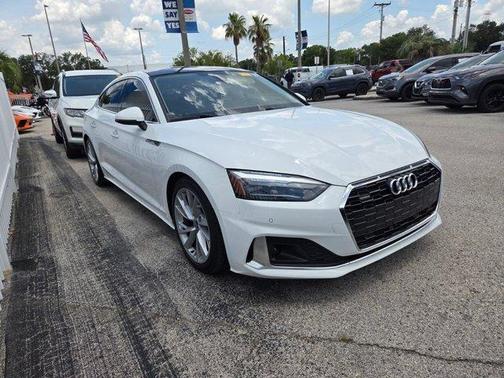 Ibis White 2021 Audi A5 40 Premium