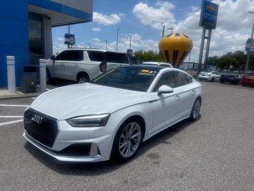 Ibis White 2021 Audi A5 40 Premium
