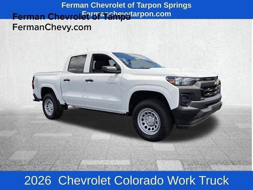 White 2026 Chevrolet Colorado WT