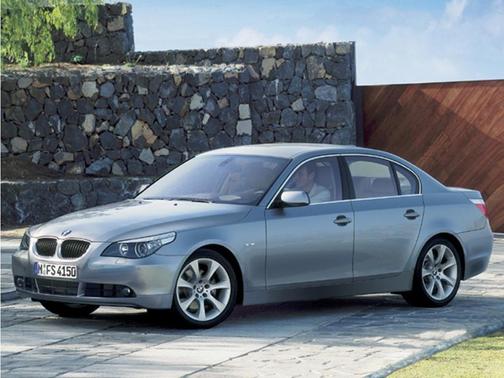 Black 2007 BMW 525 i