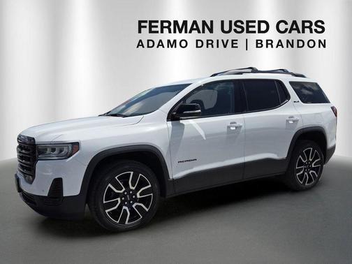 Summit White 2021 GMC Acadia SLE