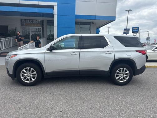 Silver Ice Metallic 2020 Chevrolet Traverse LS