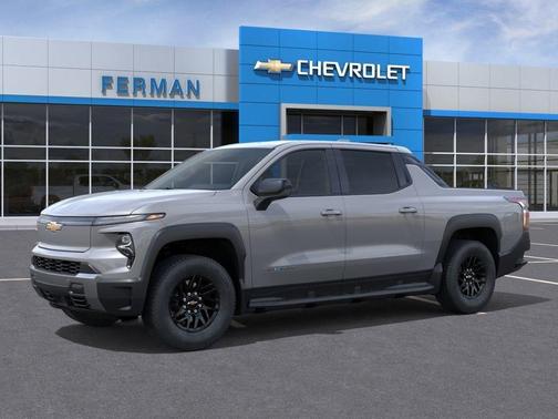 Gray 2026 Chevrolet Silverado EV LT