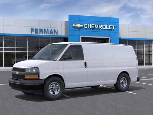 White 2026 Chevrolet Express 2500 Work Van