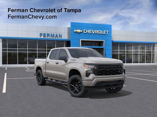 Tan 2026 Chevrolet Silverado 1500 Custom