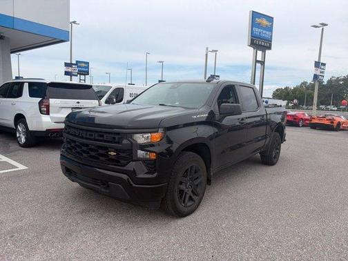 Black 2024 Chevrolet Silverado 1500 Custom
