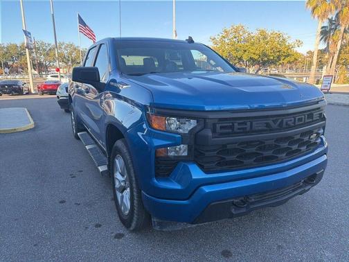 Glacier Blue Metallic 2023 Chevrolet Silverado 1500 Custom