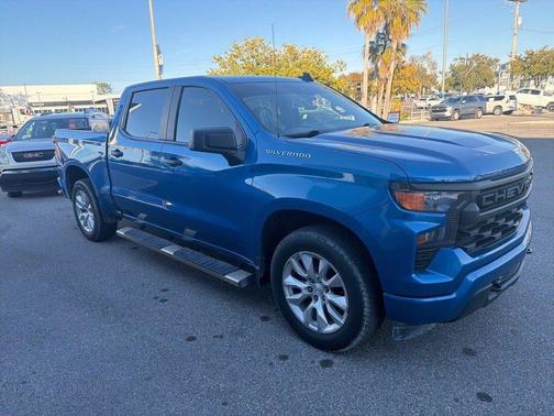 Glacier Blue Metallic 2023 Chevrolet Silverado 1500 Custom