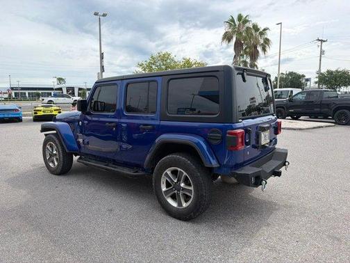 Ocean Blue Metallic 2018 Jeep Wrangler Unlimited Sahara