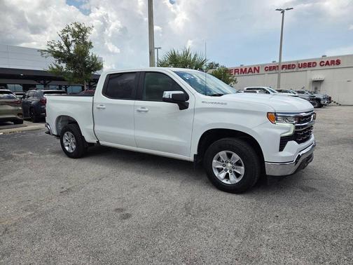 Summit White 2025 Chevrolet Silverado 1500 LT