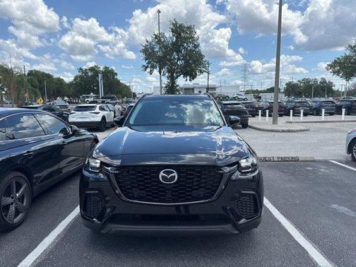 Jet Black Mica 2025 Mazda CX-70 3.3 Turbo Preferred Package