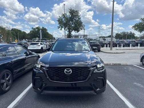 Jet Black Mica 2025 Mazda CX-70 3.3 Turbo Preferred Package