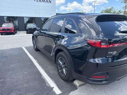 Jet Black Mica 2025 Mazda CX-70 3.3 Turbo Preferred Package