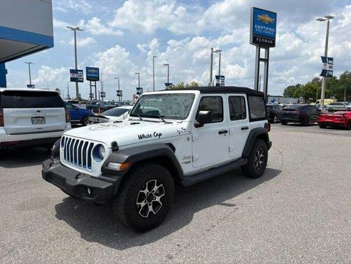 Bright White Clearcoat 2018 Jeep Wrangler Unlimited Sport