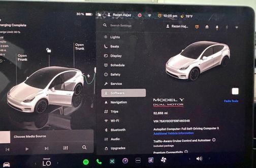 White 2022 Tesla Model Y Performance