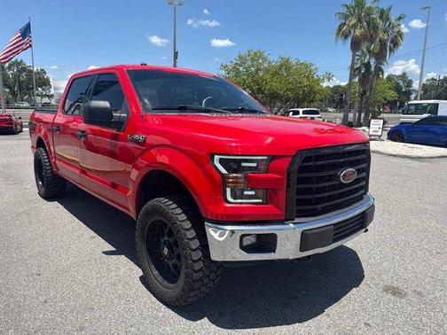 Red 2017 Ford F-150 XLT