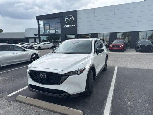 Rhodium White Metallic 2024 Mazda CX-5 Carbon Edition