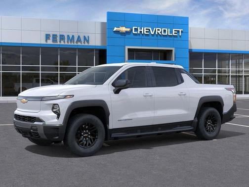 White 2026 Chevrolet Silverado EV LT