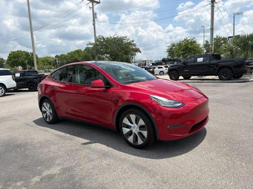 Red Multi 2021 Tesla Model Y Standard Range
